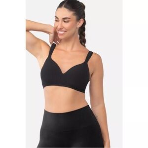 Underoutfit 460 The Perfect Neckline Bra Comfort Shaping Lift New Black 2XL